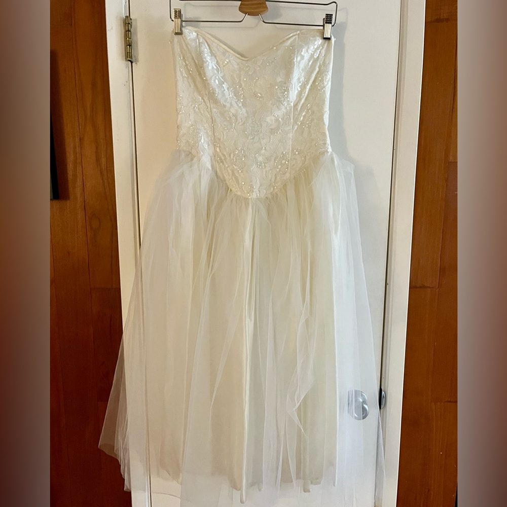 Gunne Sax Vintage Tulle Midi Dress - Picture 8 of 9